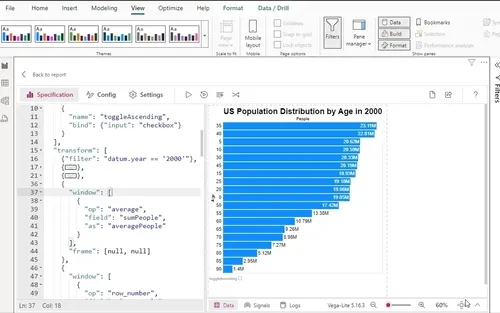 Aggregate Bar Chart with Cross-Filtering and Sorting